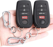 Key Fob Cover for Toyota 2026 2025 2024 Tacoma and 2026-2022 Tundra, 4-Button, S