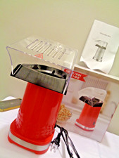 Máquina de palomitas de maíz roja modelo RH588A aire caliente palomitas Popper1200w con certificación ETL