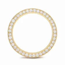 LADIES 1CT BEAD SET NATURAL DIAMOND BEZEL WITH INNER CUT FOR ROLEX 26MM NO DATE