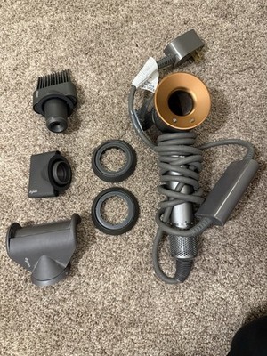 Dyson Supersonic HD07 Hair Dryer Copper W/attachments &Original Box -for Parts