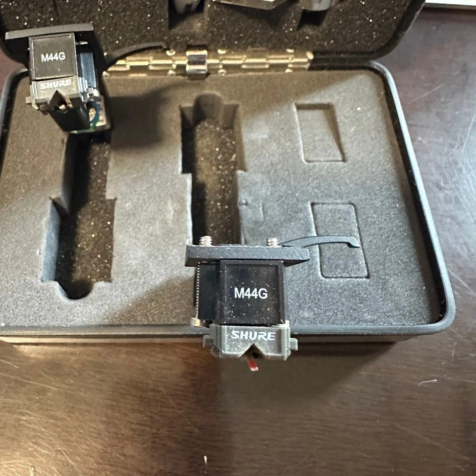 Cartucho, cabezal y lápiz óptico Shure m44G de 2 piezas Foto 3 de 4