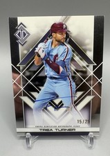 Trea Turner 2025 Topps Transcendent Icons Chrome Auto Variation 15/25 Phillies