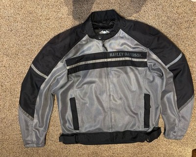 Genuine Harley Davidson Mesh Riding Jacket Men s Size Large
