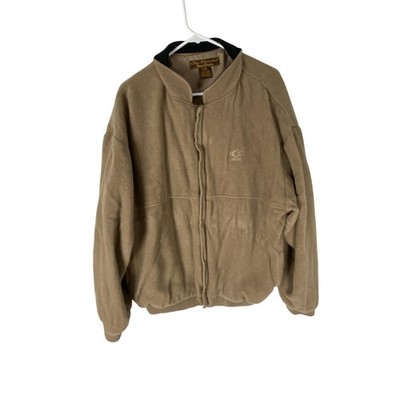 Sun Mountain Jacket Mens 2XL Tan Wool Blend Full Zip Classic Golf Bomber