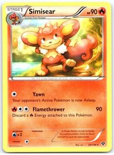 Pokemon Simisear 23/146 - XY Rare LP EN