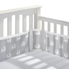 BreathableBaby Breathable Mesh Liner for Full-Size Cribs, Classic 3mm Mesh,