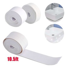 10.5ft PVC Self Adhesive Caulk Sealing Strip Tape For Kitchen Wall Sink Toilet
