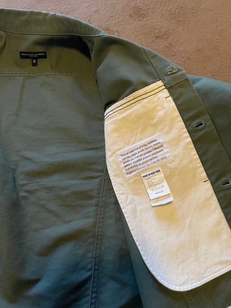 Engineered Garments 3rd Type Trucker Jacket Khaki… - image 8