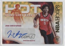 2021-22 Panini NBA Hoops Hot Signatures Rookies Green Josh Christopher Auto 12z3