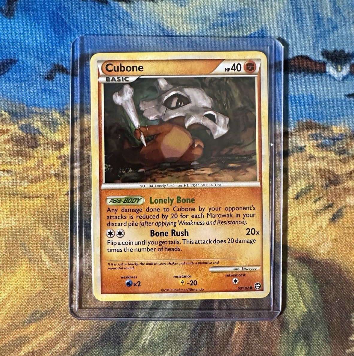Pokemon TCG Cubone 60/102 Triumphant Common Regular EN 2010 Basic