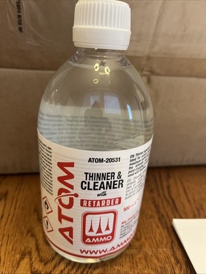 Mig Ammo #20531 ATOM Cleaner & Thinner With Retarder 500ml