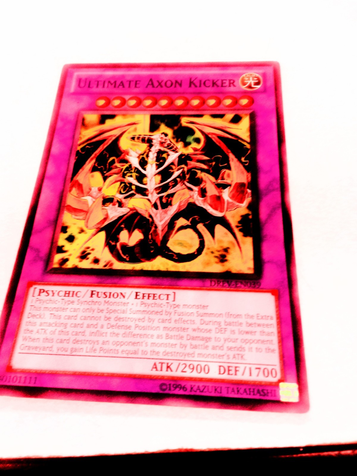 Ultimate Axon Kicker DREV-EN039 YuGiOh Duelist Revolution trading card — raw and PSA graded price guide