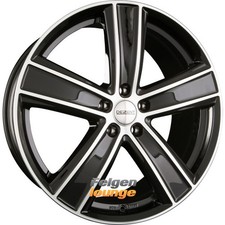 4 Alufelgen DEZENT TH DARK - Black Polished 8x18 ET45 5x114,3 18 Zoll
