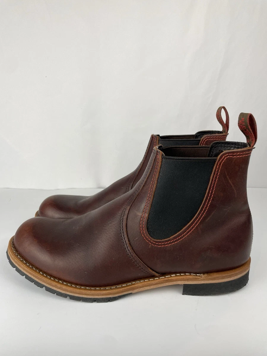 Red Wing 2917 Chelsea Rancher Boots Briar Oil Slick Men's 13 D