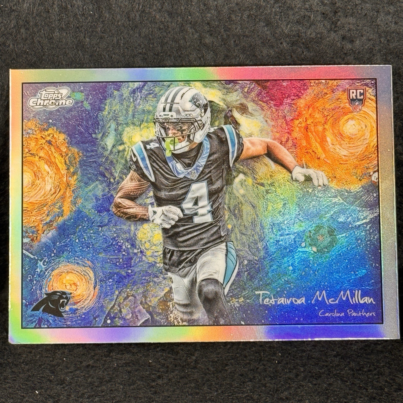 2025 Topps Cosmic Chrome Tetairoa McMillan Stars In The Night RC STN-6