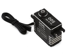 Servo digital de alto par/velocidad Reefs RC RAW 500 (alto voltaje) (edición negra)