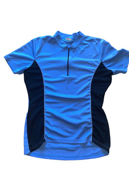 Nakamura Shirt Sportshirt Laufshirt Fahrradshirt Zipper Gr. L 40 Damen