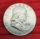 1953 Ben Franklin HALF DOLLAR, Silver Coin, Uncertified