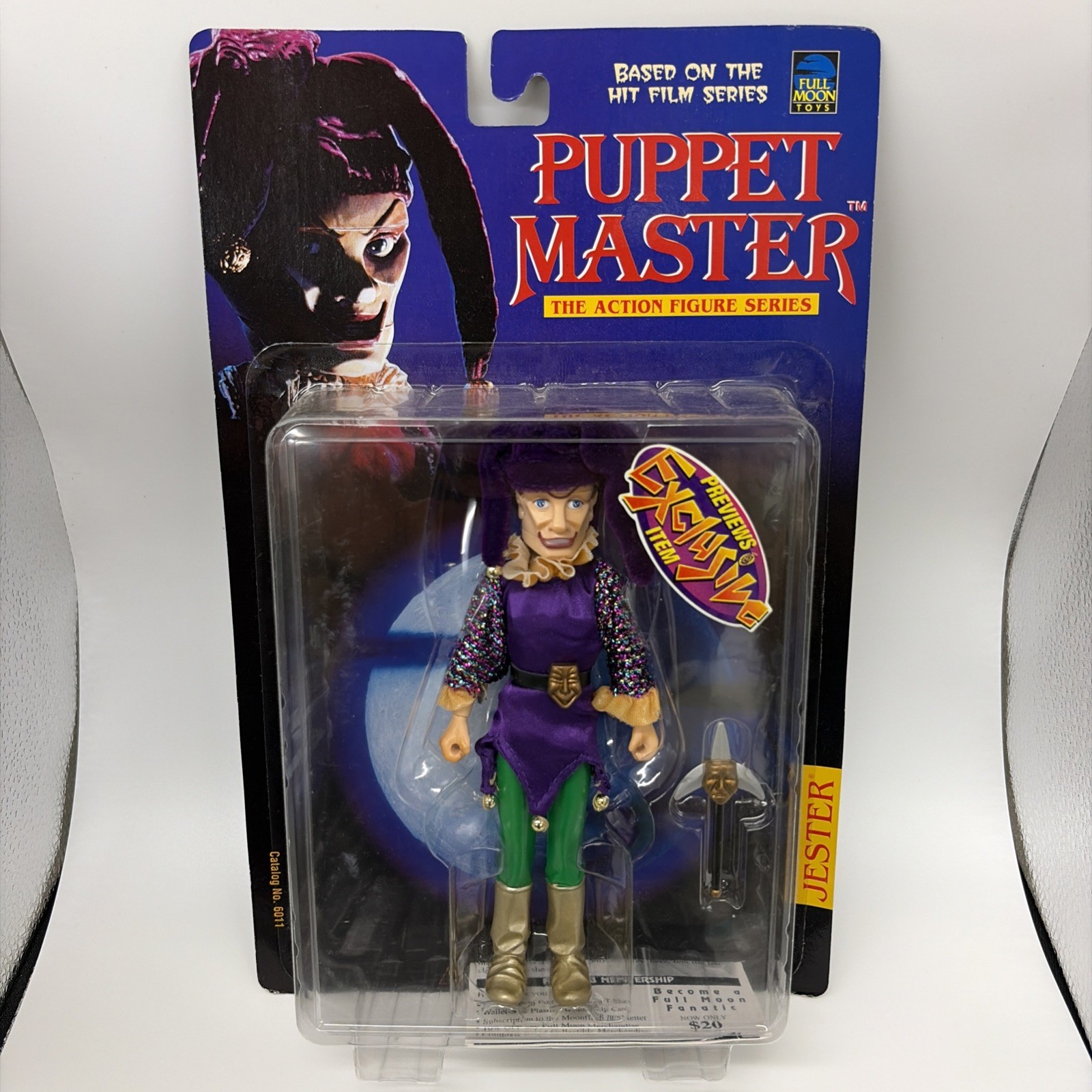 Puppet Master jesterFigure previews edition rare Full  Moon Toys sealed