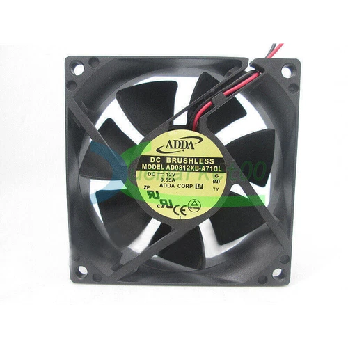 ADDA AD0812XB-A71GL 8025 12V 0.55A 8CM cooling fan Fast delivery In stock