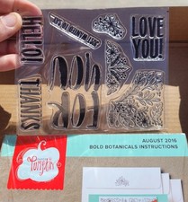 Stampin Up Bold Botanicals Paper Pumpkin Kit Missing Stamp Ink