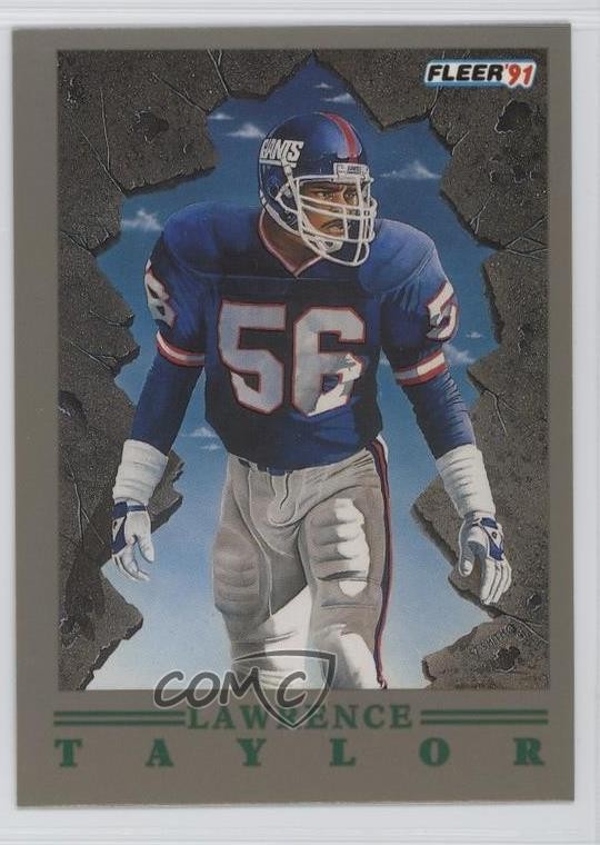 1991 Fleer Pro Vision Lawrence Taylor #3 HOF 1n4h