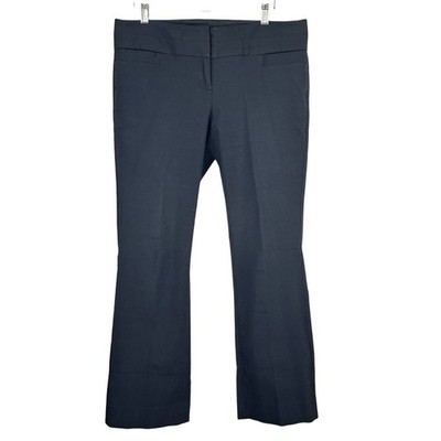 The Limited Ideal Stretch Navy Blue Boot Cut Mid Rise Pants Women's 10 Short