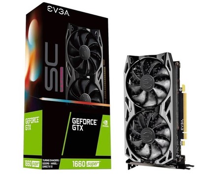 06G-P4-1068-KR GeForce GTX 1660 Super Sc Ultra Gaming, 6GB GDDR6, Dual Fan, Meta
