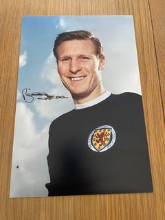 Billy McNeill Signed Celtic Photo Scotland Autograph COA
