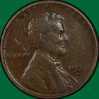 1931-D Lincoln Wheat Cent Very Fine VF Coin #34256