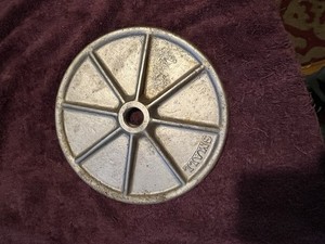 Enterprise Sausage Stuffer / Fruit Lard Press Small Plate