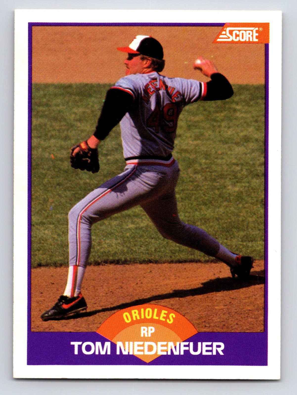 1989 Score - Tom Niedenfuer #252