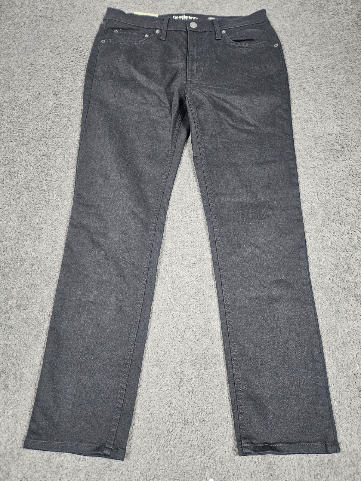 's Skinny Jeans 32x30 Black Goodfellow Co Slimmest Leg, 3% S