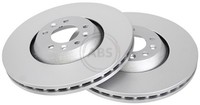 2X Bremsscheibe A.B.S. 17554 FüR 9D 407 607 Peugeot C6 9U SW CitroËN HDI 6D3FZE