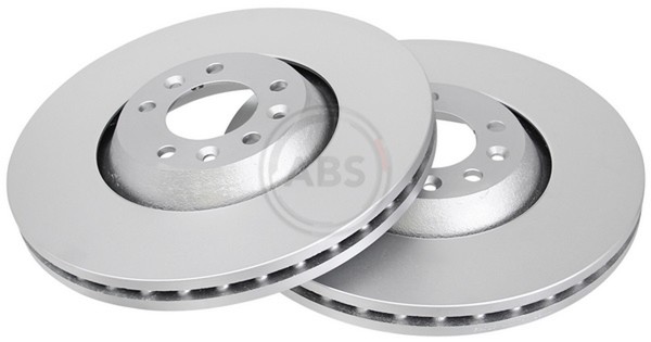 2X Bremsscheibe A.B.S. 17554 FüR 9D 407 607 Peugeot C6 9U SW CitroËN HDI 6D3FZE-image