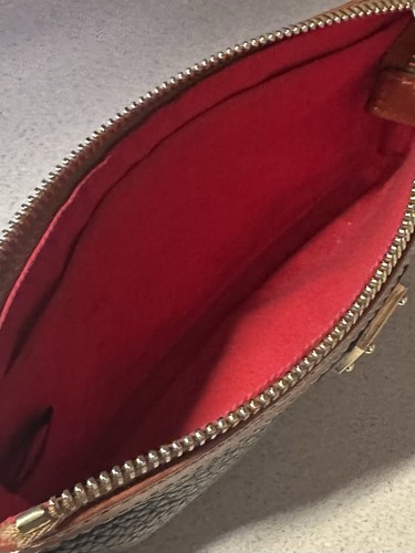 Dooney & Bourke Pebble Grain Small Slim Wristlet Black Tan Wallet - 第 10/14 張圖片