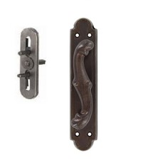 Cremonese Ottone Bronzato Barocco Con Perni Per Infissi Legno Balcone Finestra