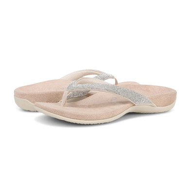 Hot Selling Vionic Dillon Shine Toe Post Sandal - Cream 