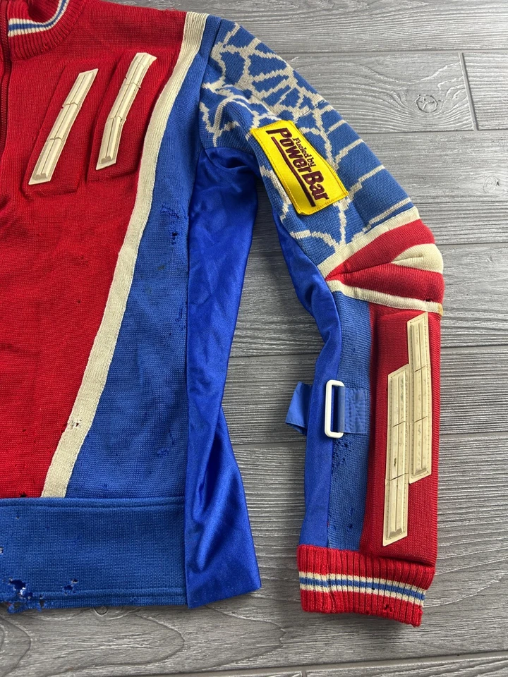 Suéter Pullover Acolchado Equipo Esquí Spyder EE. UU. De Colección Años 70 80 Agujeros "PowerBar" Foto 2 de 4