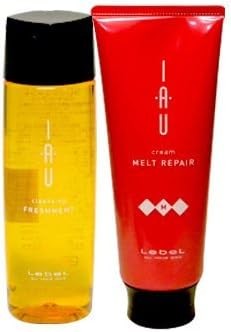 LebeL IAU Cleansing Freshment (Shampoo) 200ml & IAU Cream MELT REPAIR Treatment
