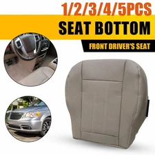 Driver Bottom Seat Cover ALLL/ MLLL Tan For 2011-16 Chrysler Town & Country1-5x
