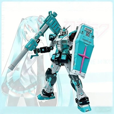 RG40B 1/144 RX-78-2 Ver 2.0 Hatsune Miku Color Gunpla Model Kit Toy