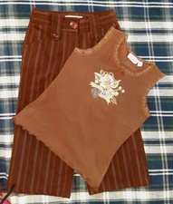 Girls Clothes Size 7 8 Brown