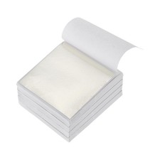 400 Pcs Gold Leaf Sheets 3.5" x 3.5" Foil Sheets for Crafts,Dark Silver
