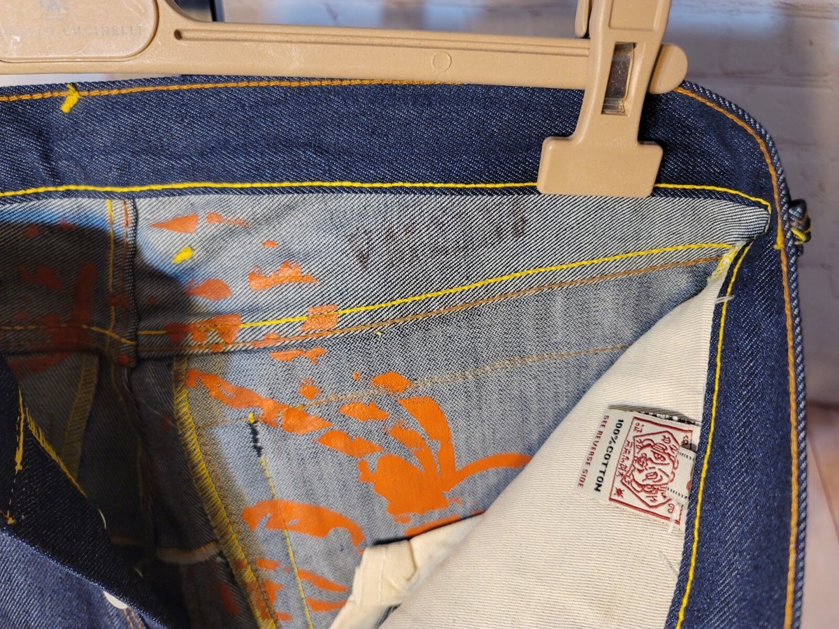 Vintage Evisu Jeans Genes Japan Blue Daicock Rakugaki Art Jeans
