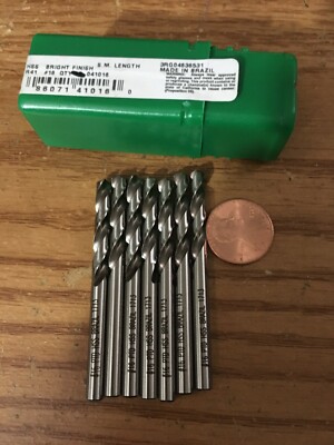 (7) #16 HSS 135° Steam Tempered Finish Screw Machine Drill