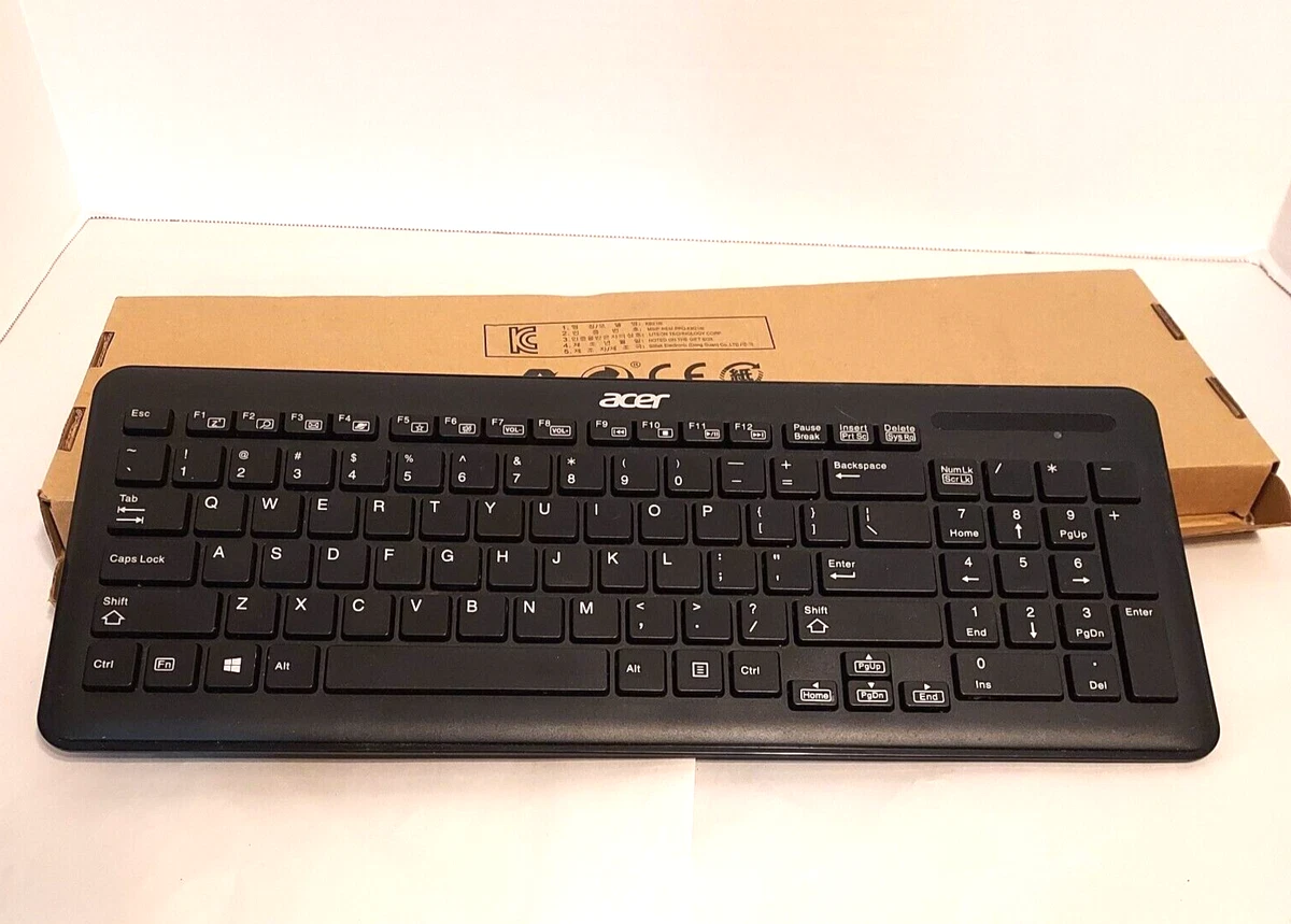 Acer Wireless Keyboard SK-9662 NO USB DONGLE RECEIVER | EBay