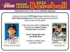 2022 TOPPS HERITAGE MINOR LEAGUES INSERTS (1953, TARJETAS, PIN UP, COVER) U PICK