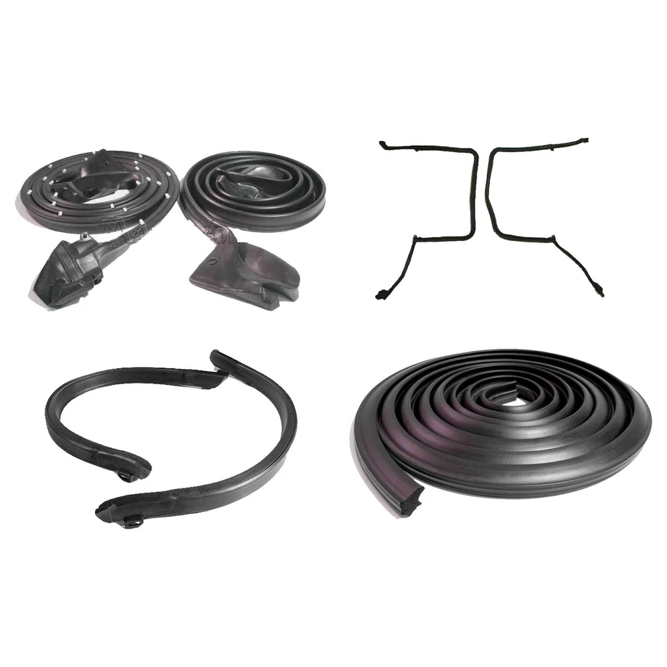 Juego de sellos de goma para puerta de techo TRQ para Chevy Camaro Pontiac 1978-1981 Foto 2 de 4