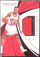 ( /25 ) BJ Armstrong 2017-18 Immaculate Game Worn Patch Remarkable Red Bulls